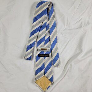 Donald J Trump Signature Collection Executive Tie Blue Diagonal Stripe Formal